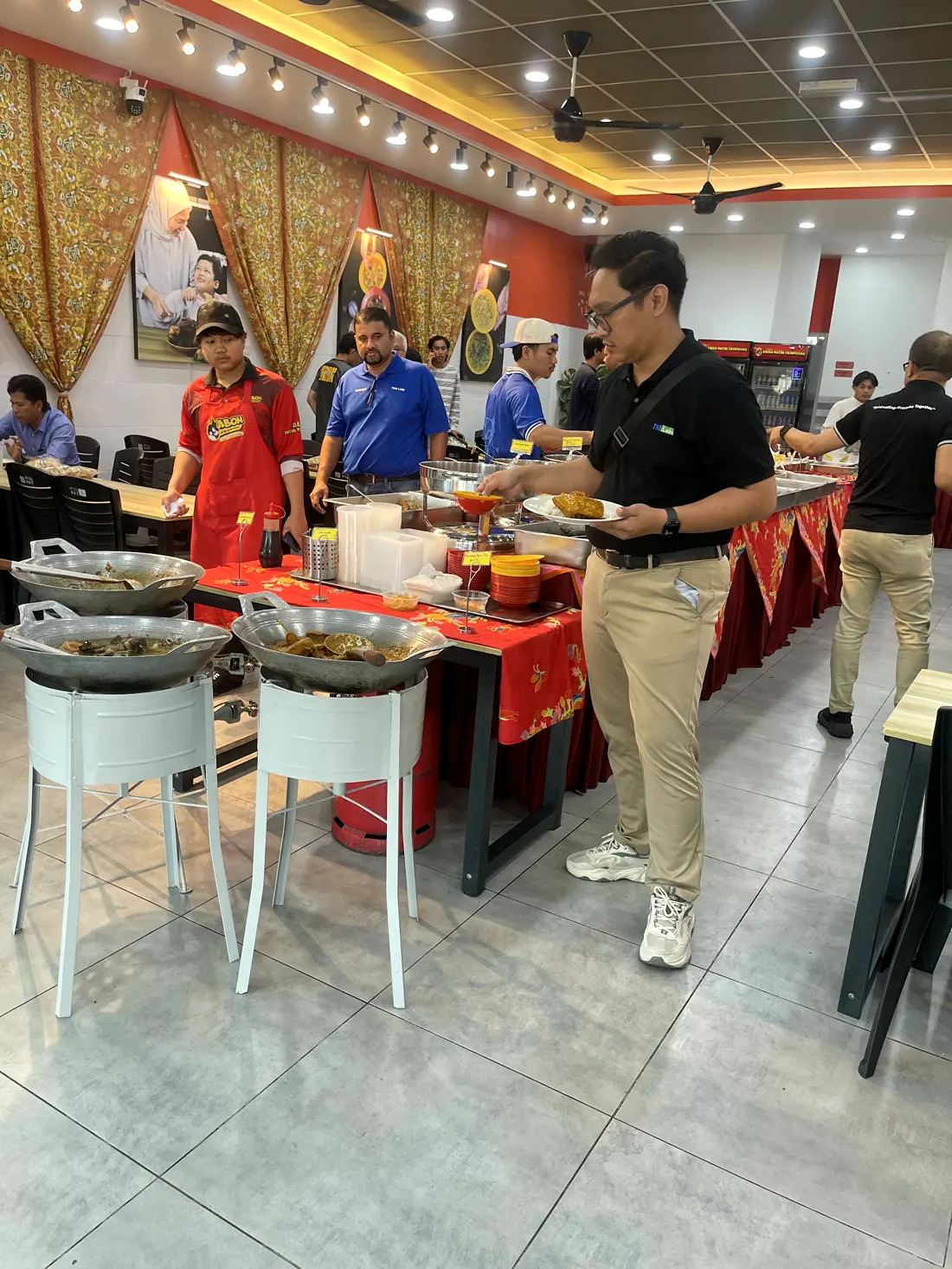 Gulai patin tempoyak di Restoran Aboh Sungai Buloh